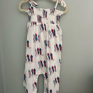 4th of July baby Romper